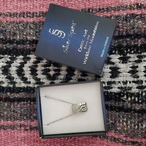 New Necklace Silver Spirit Celtic Art From Wicklow Mountains Made in Ireland